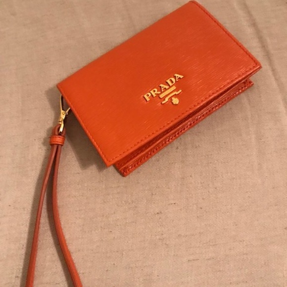 prada wristlet wallet